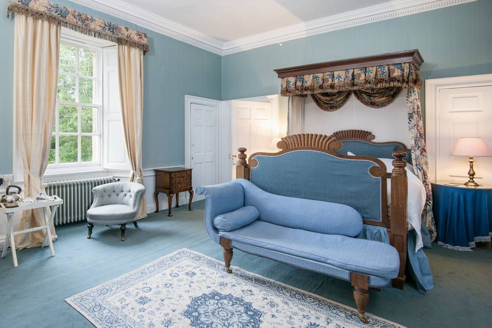 Blue Guest room, Traquair
