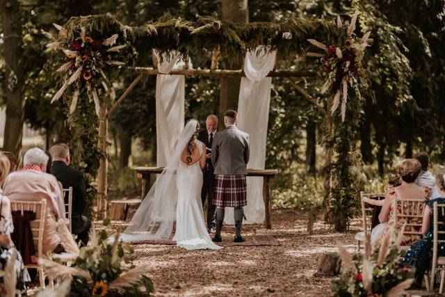 Ceremony taking place