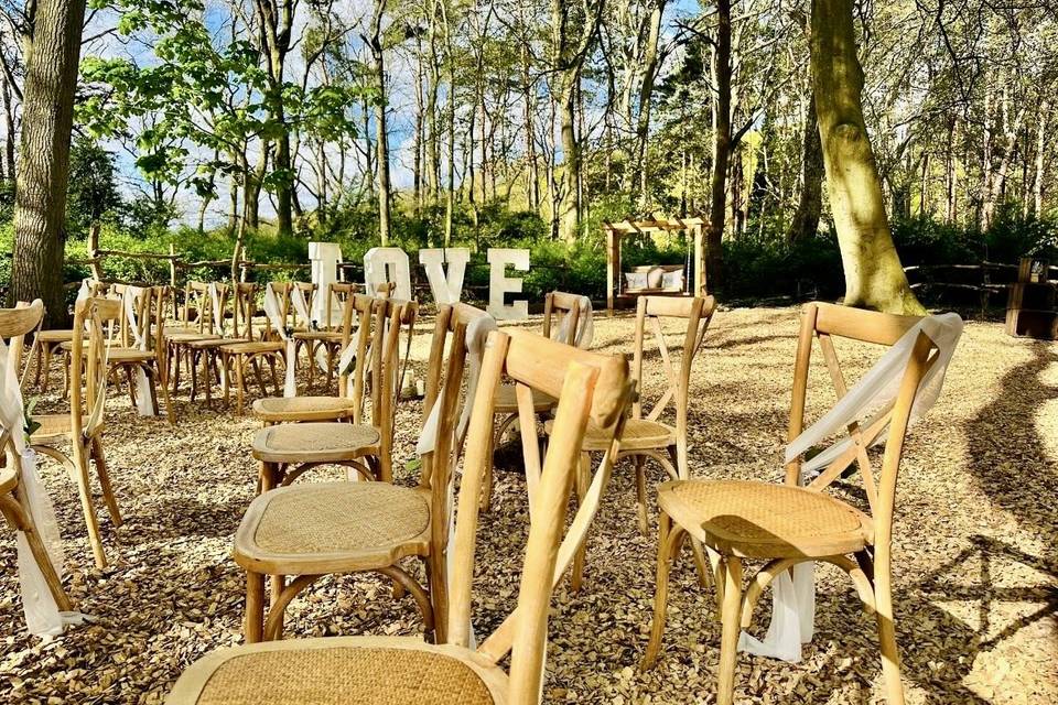 Ceremony area