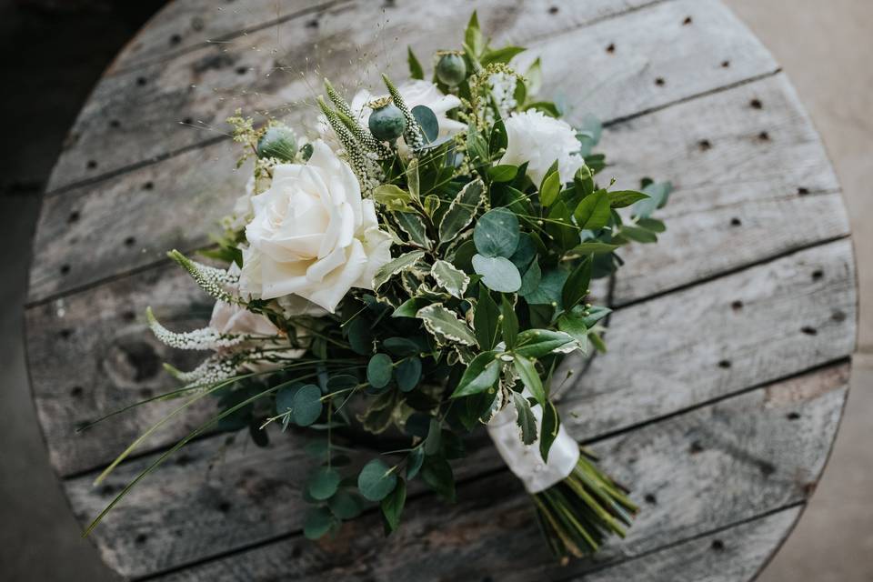 Hand-tied bouquet