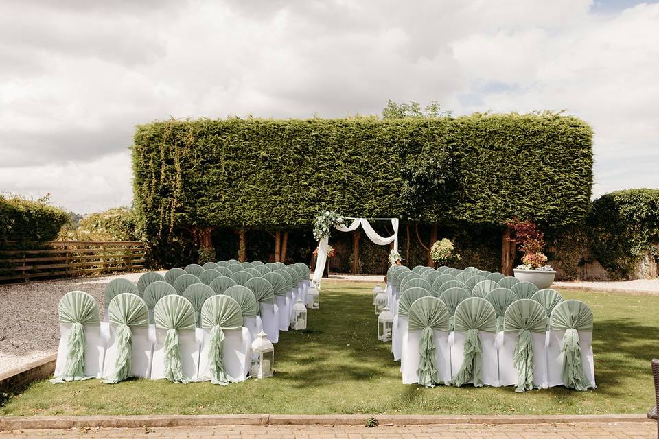 Ceremony in Garden