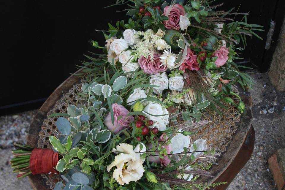 Wedding party bouquets