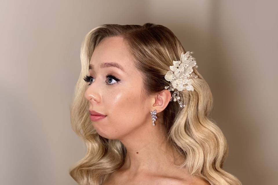 Bride hair