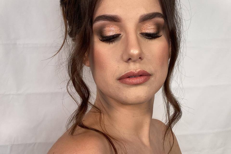 Bride hair and makeup