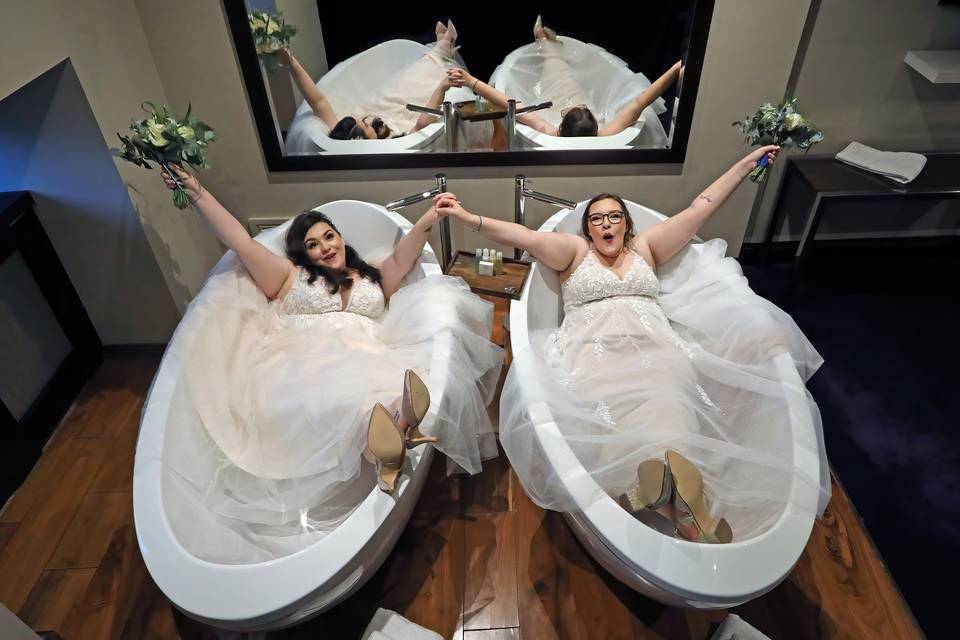 2 Brides, 2 Baths