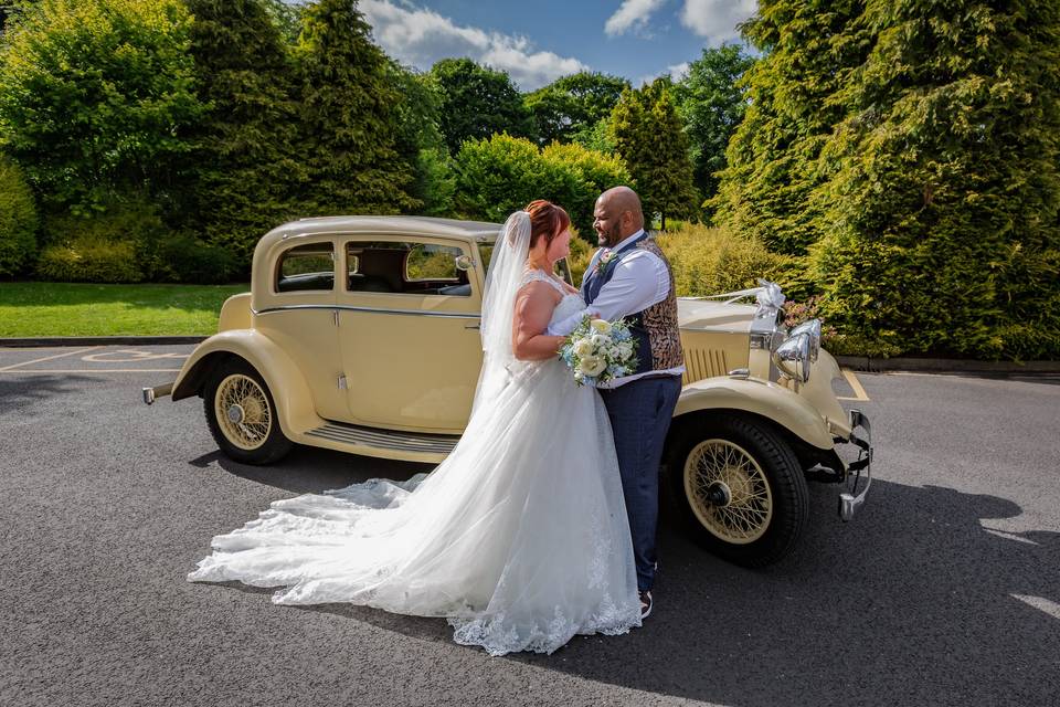 Classic car, Classy couple