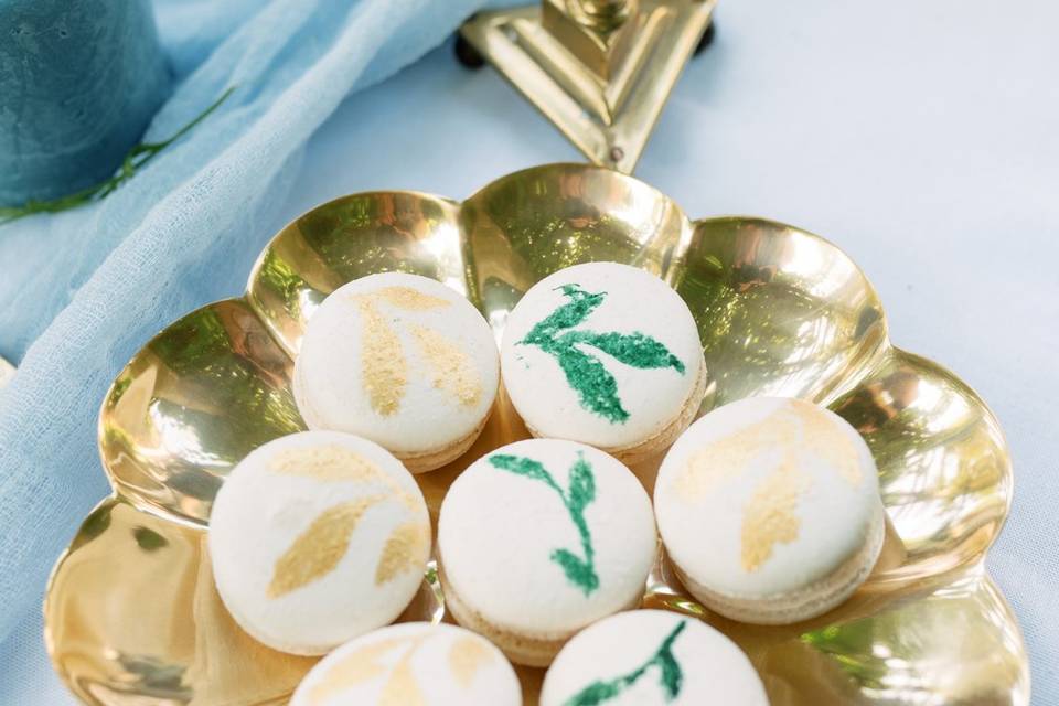 Hand painted macarons