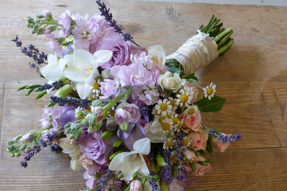 Country Handtied Posy Bouquet