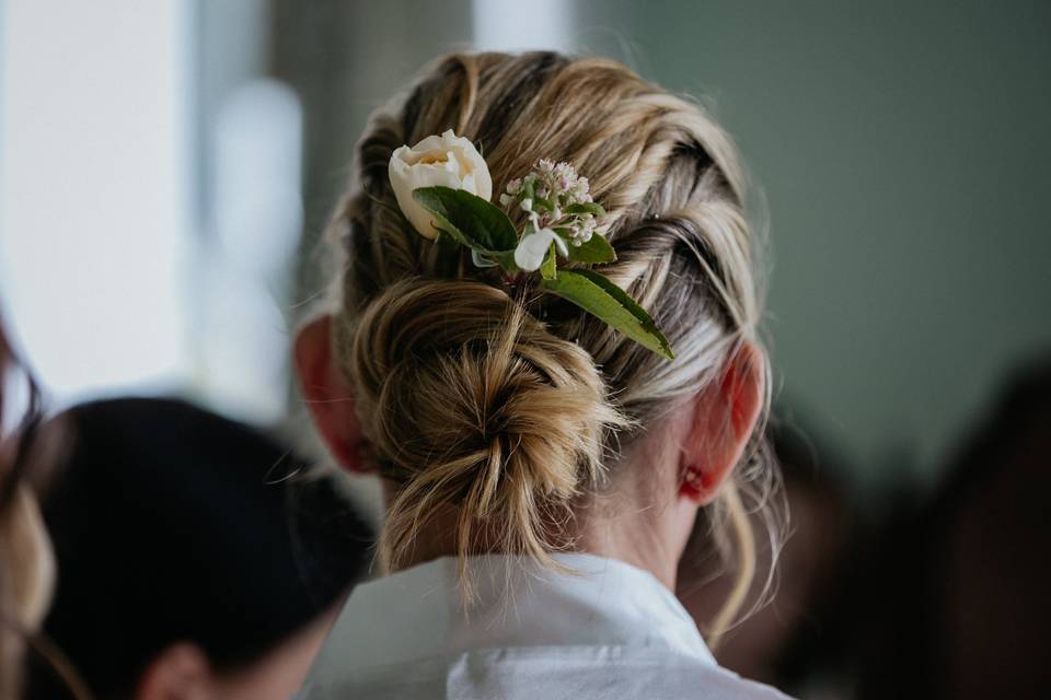 Flowers in the hair