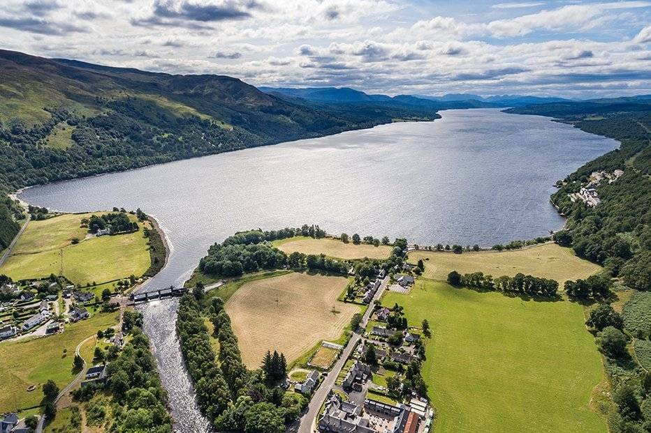 Kinloch Rannoch Ariel View