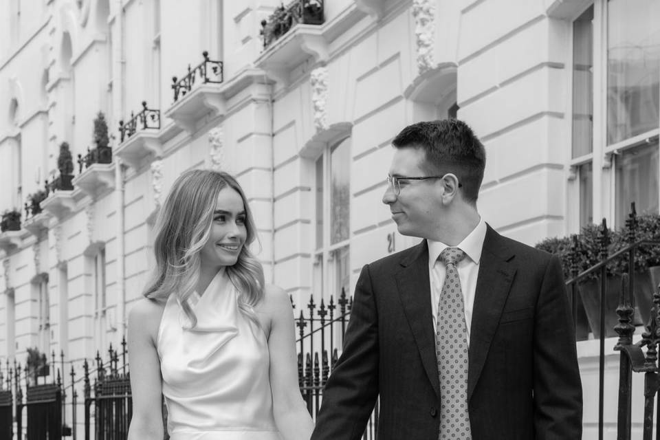 Post ceremony walk