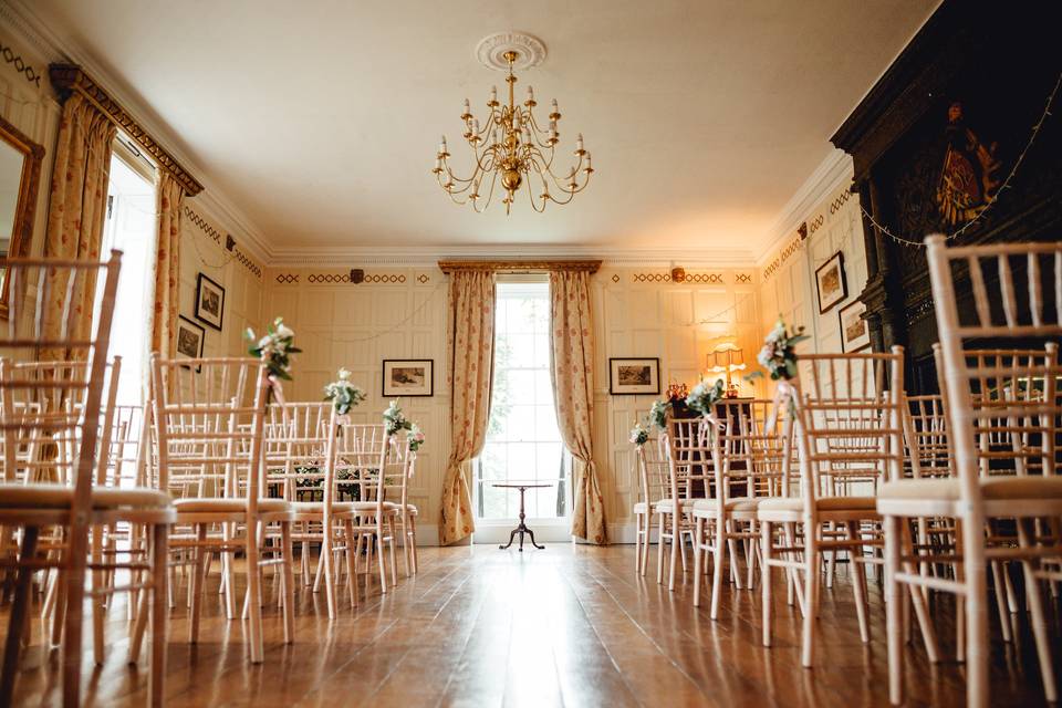 Panelled room ceremony