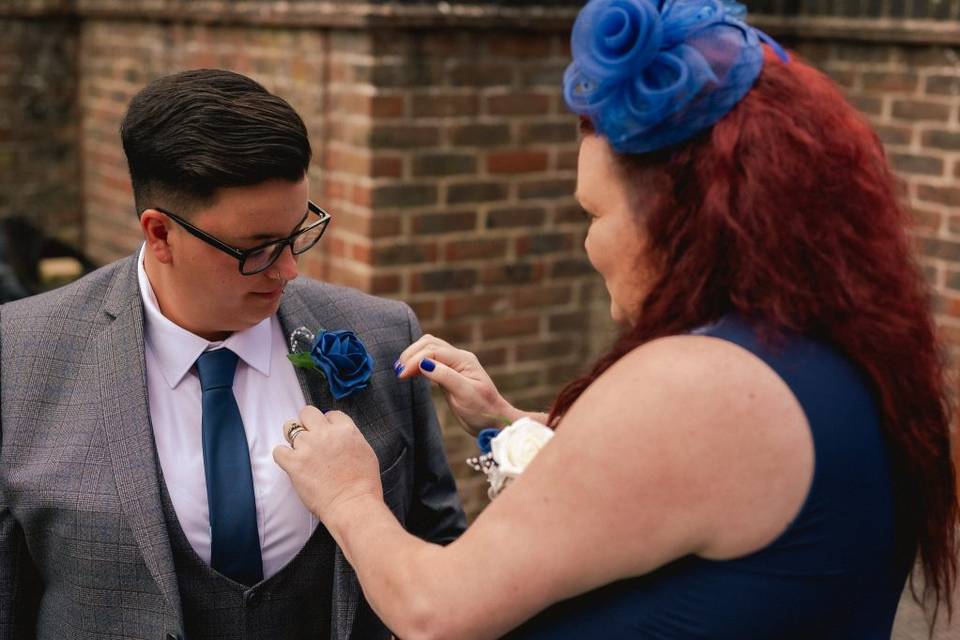 Buttonholes and nerves