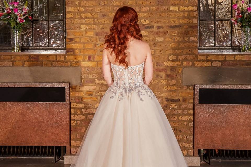 Tulle ball gown dress