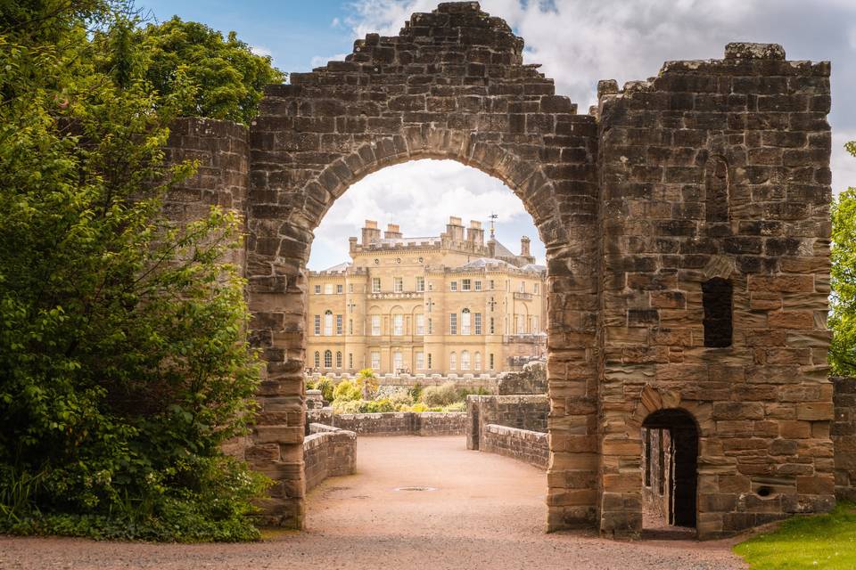 Culzean Castle ruin arch