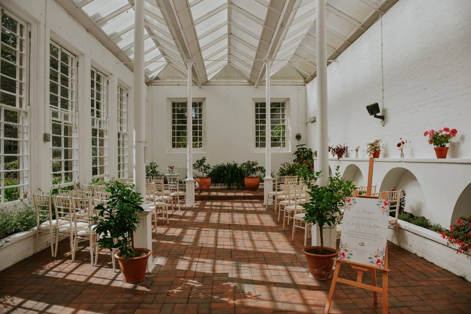 Orangery internal