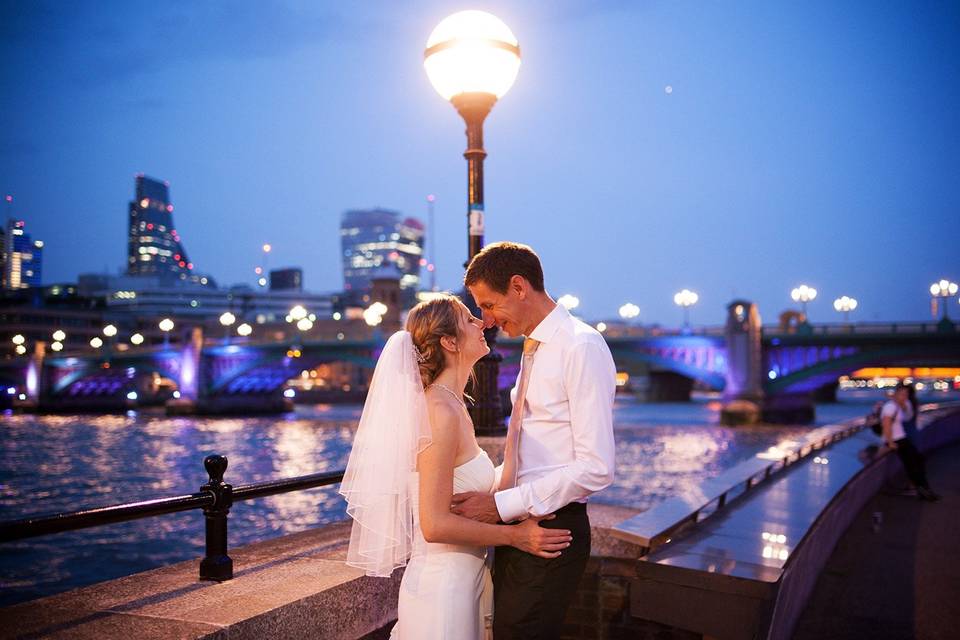 Under an urban sky - UK Wedding Photography