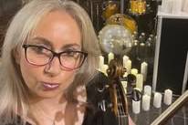 One of our solo violinists