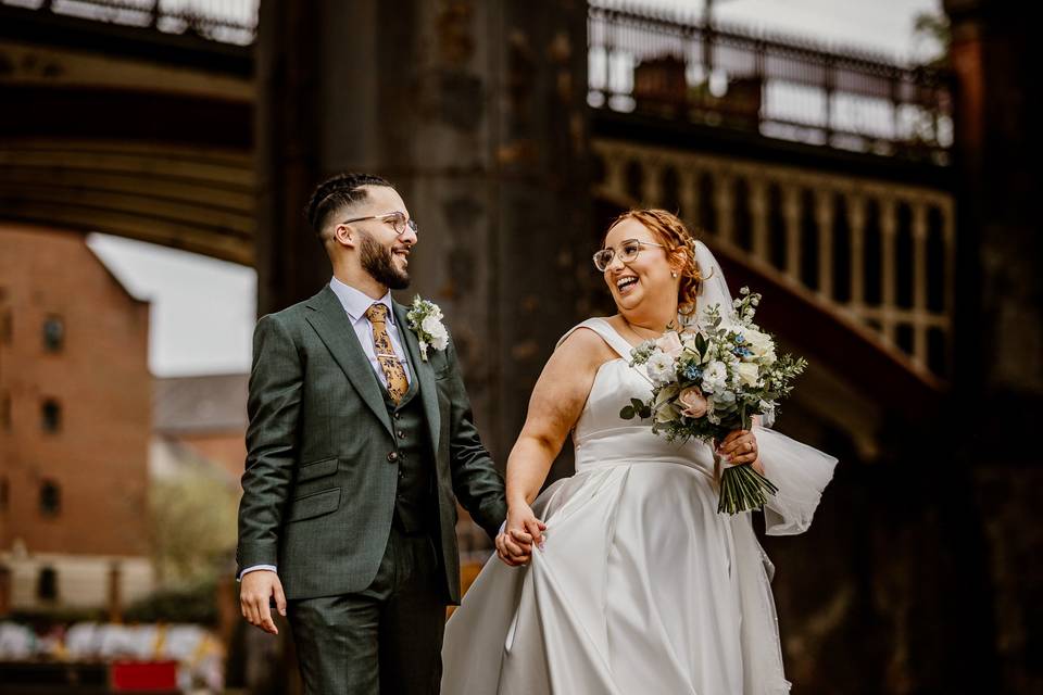 Castlefield Wedding Portrait o