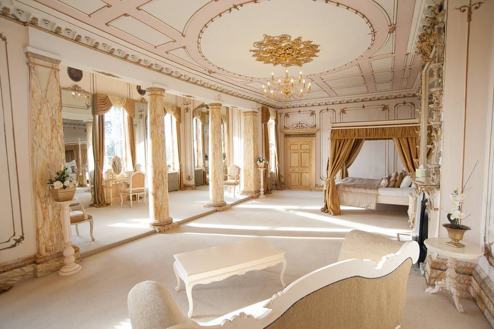 The fabulous bridal suite