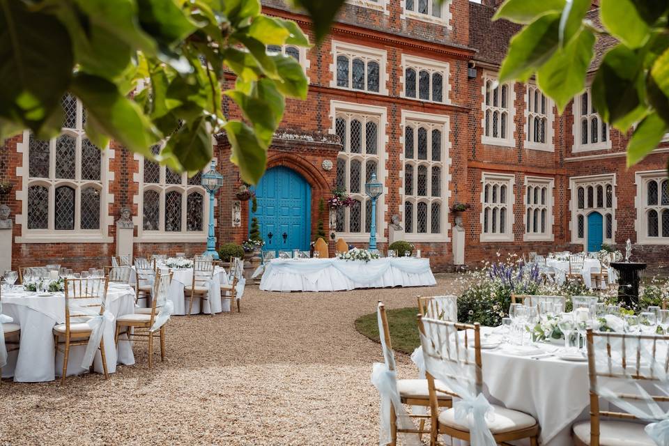 Outside wedding