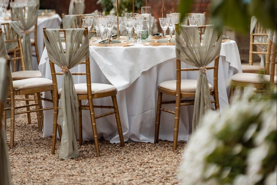Outside wedding