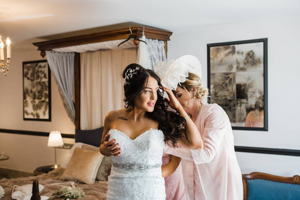 The finishing touches