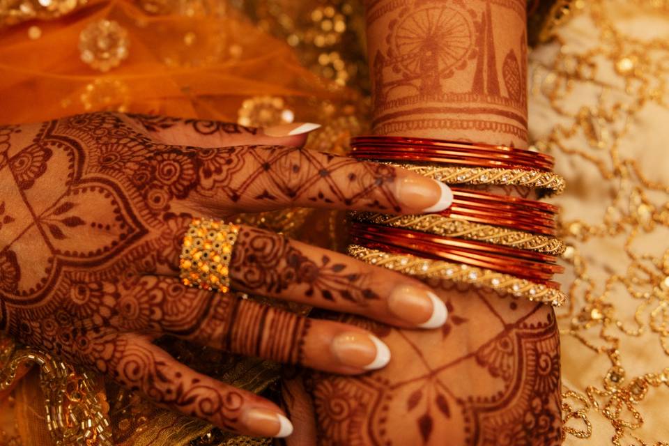 Personalised bridal mehndi