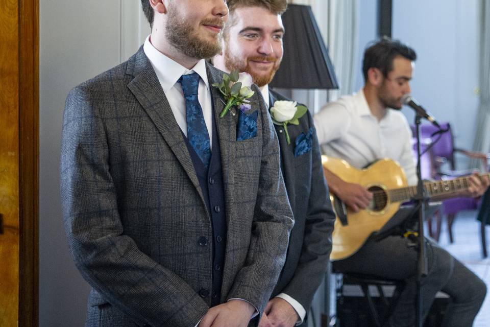 Performing in a ceremony