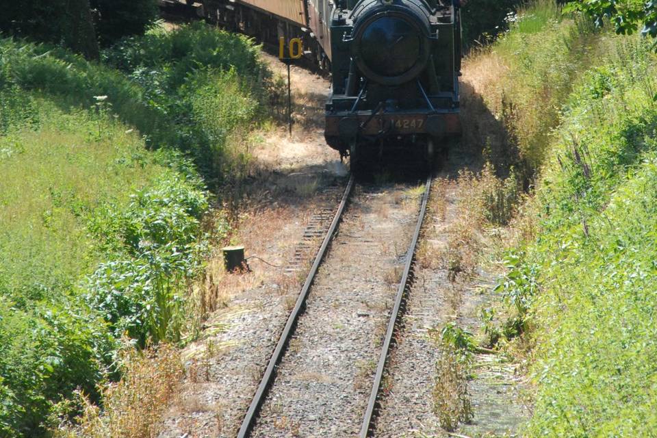 Up the hill back to Bodmin