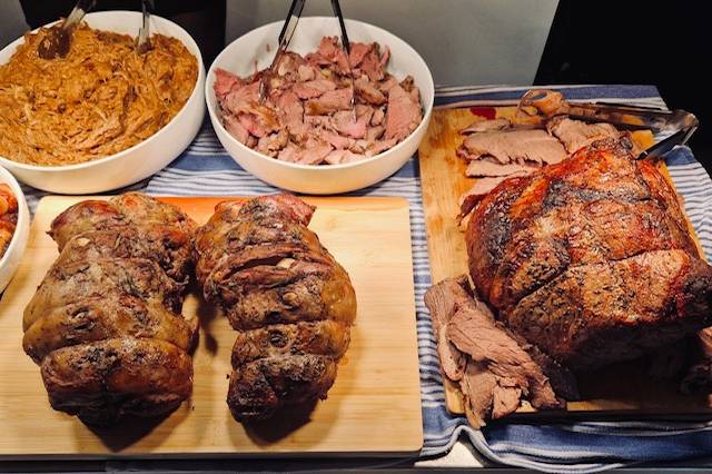 Slow roasted meats