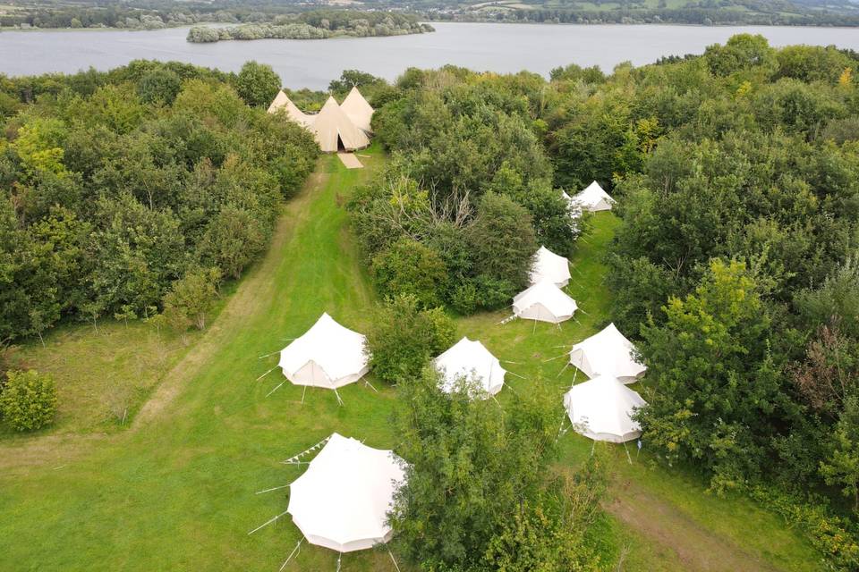 Bell tent village