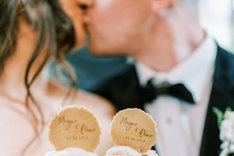 Couple holding gelato!