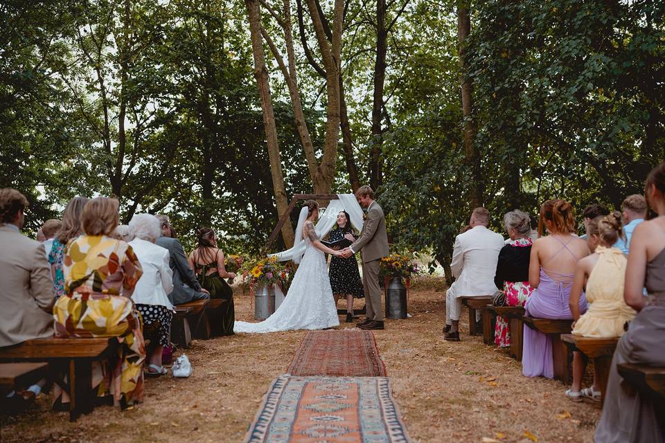 Woodland Alternative wedding
