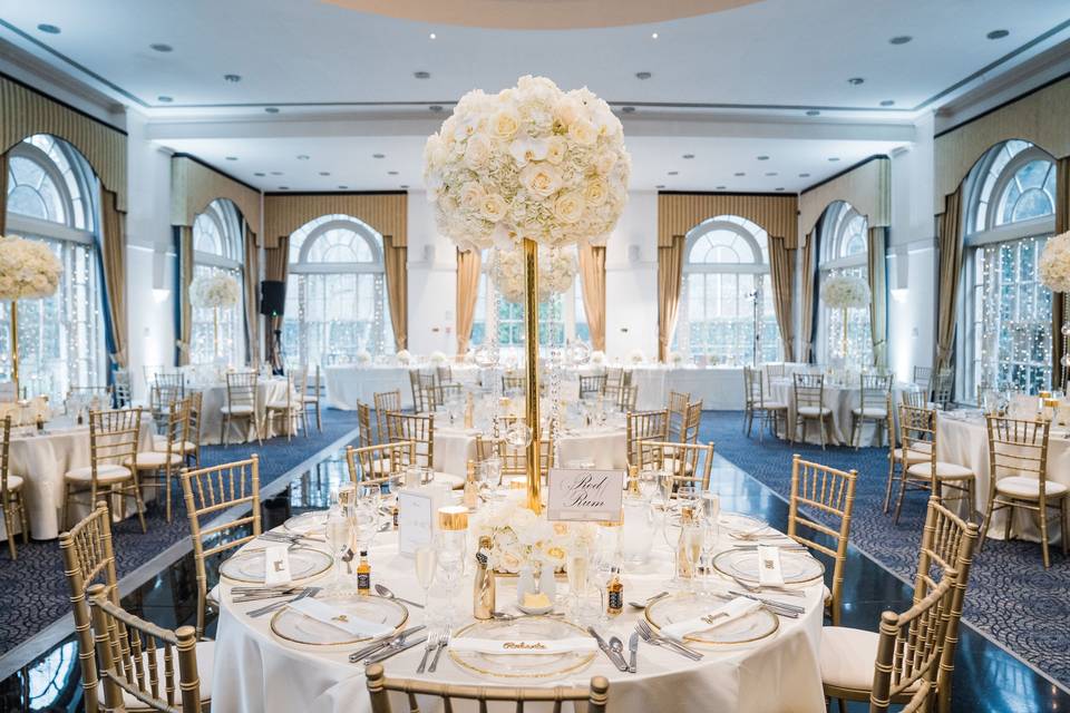 Ballroom wedding venue