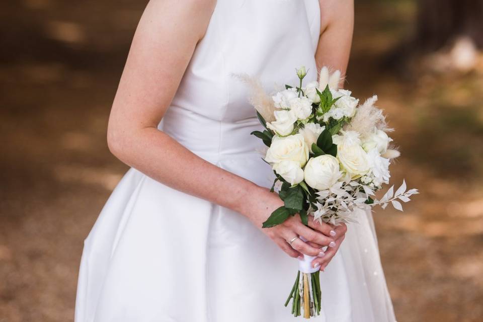 Happy bride