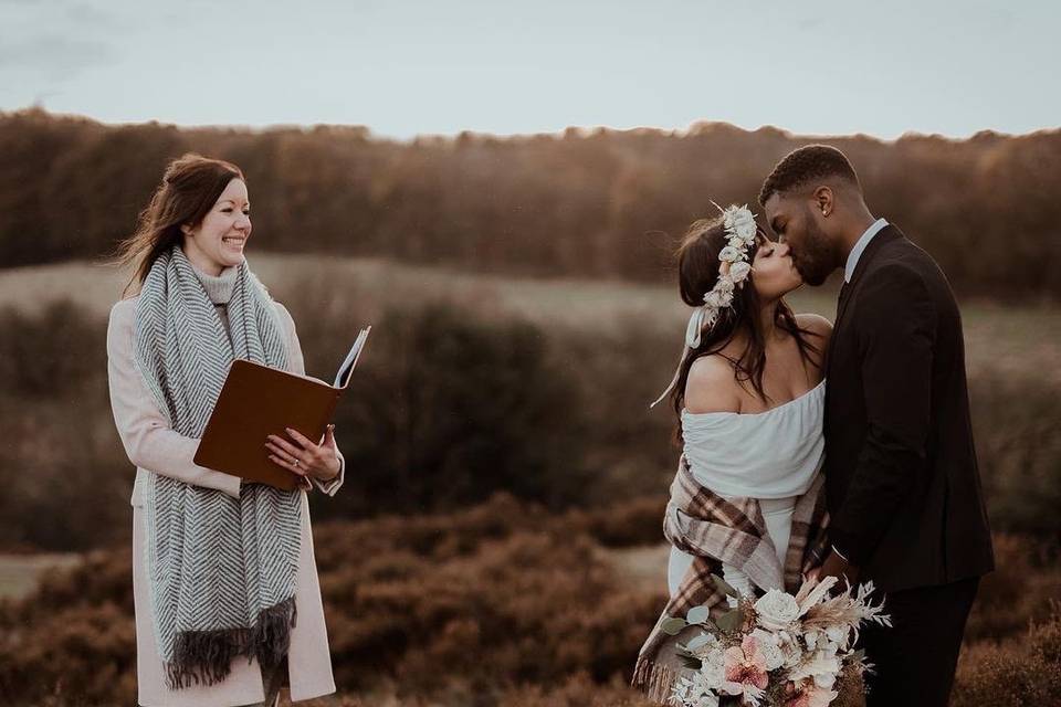 Elopement wedding