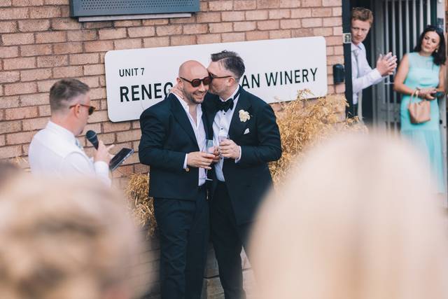 The happy couple