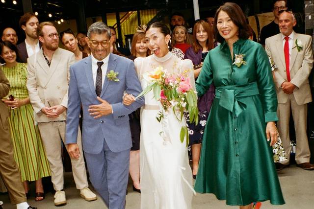 Walking down the aisle