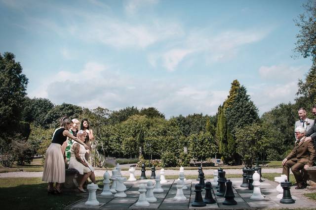 Chessboard, gardens