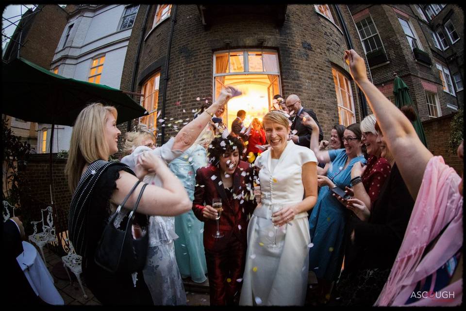 A toast on the terrace