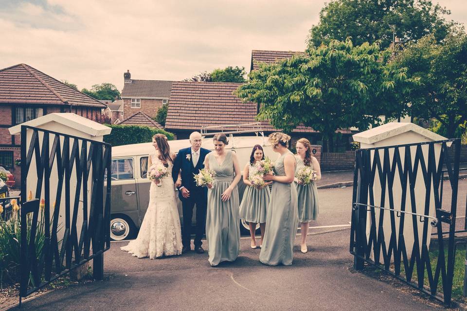 Stylish wedding car hire