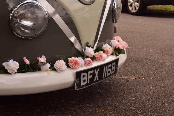 Newlyweds campervan