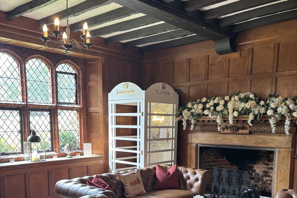 Our big booth at Leez Priory