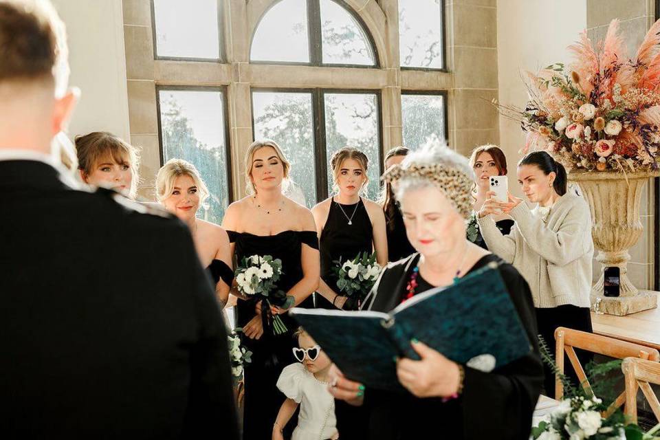 Deep in ceremony mode