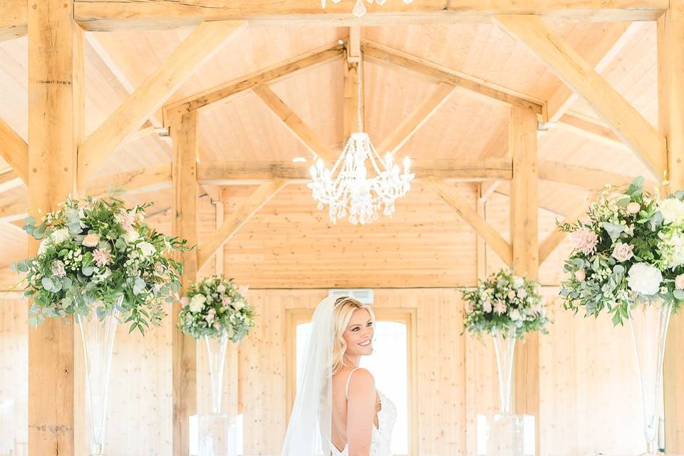 Stunning bride at Merrydale Manor