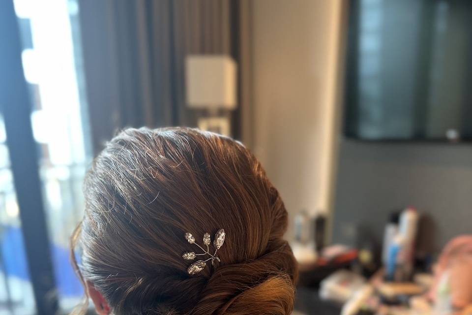 Bridesmaids hair