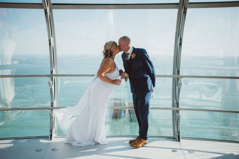 Brighton i360 pod ceremony