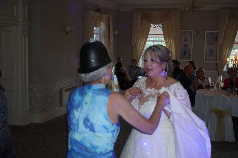 Bride on the dance floor