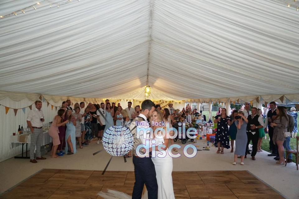 Bride & Groom on dance floor